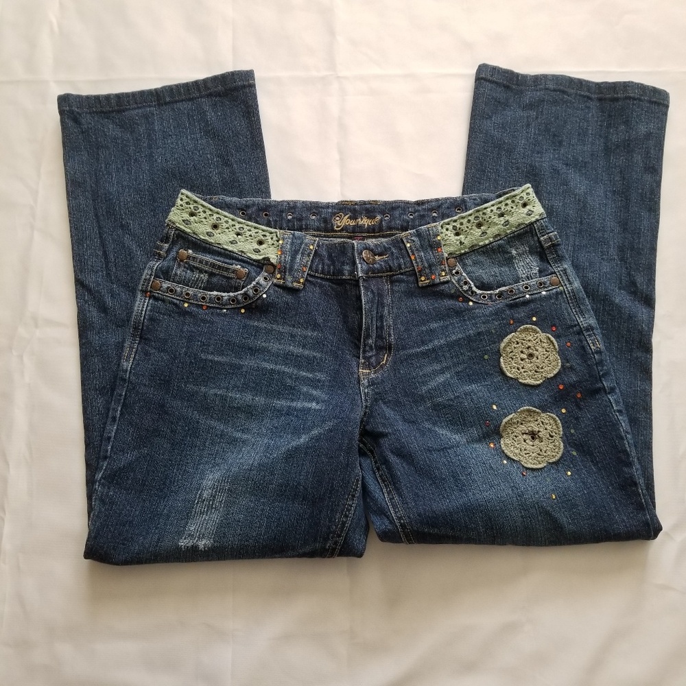 YOUNIQUE Capri Denim Jeans Women's Size 11